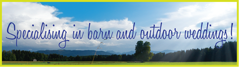 Specialising in barn and outdoor weddings!